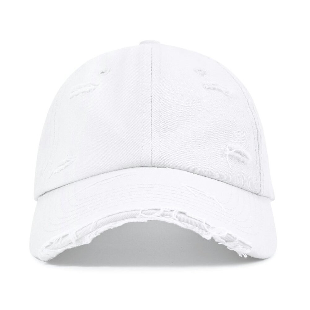 Vintage Distressed Cotton Dad Hat Adjustable Unisex Baseball Cap